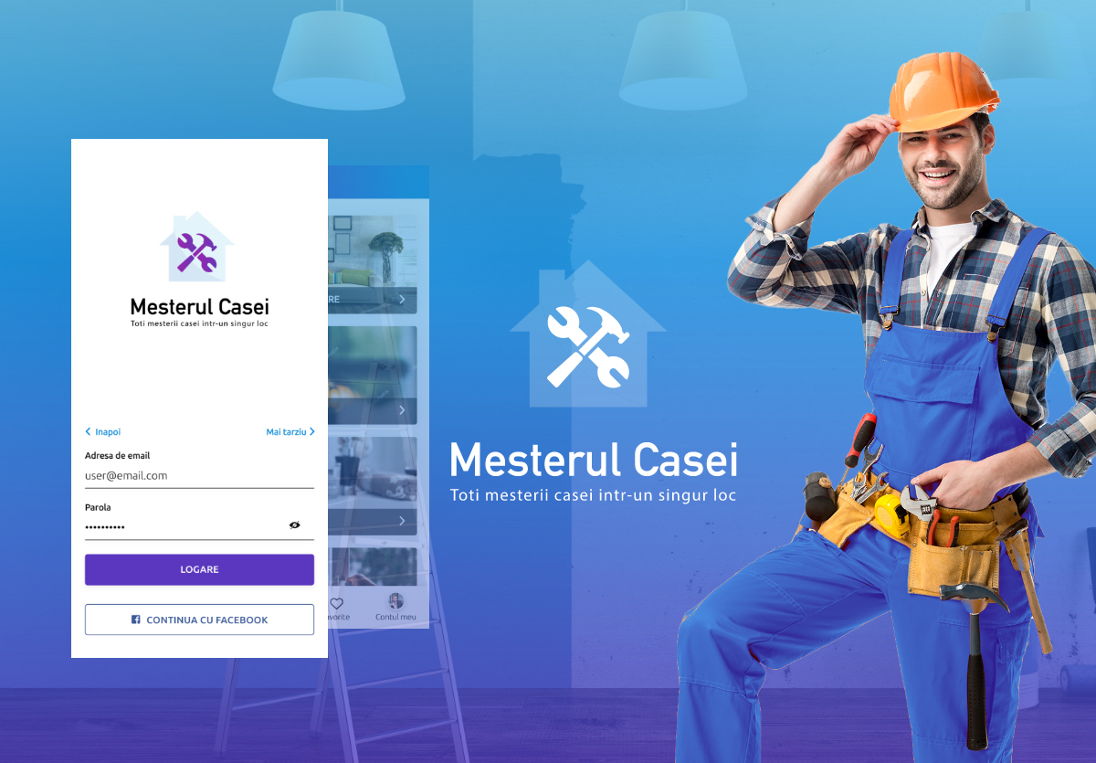 Mesterul Casei - Android and iOS Mobile App for Listing Ads
